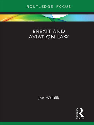cover image of Brexit and Aviation Law